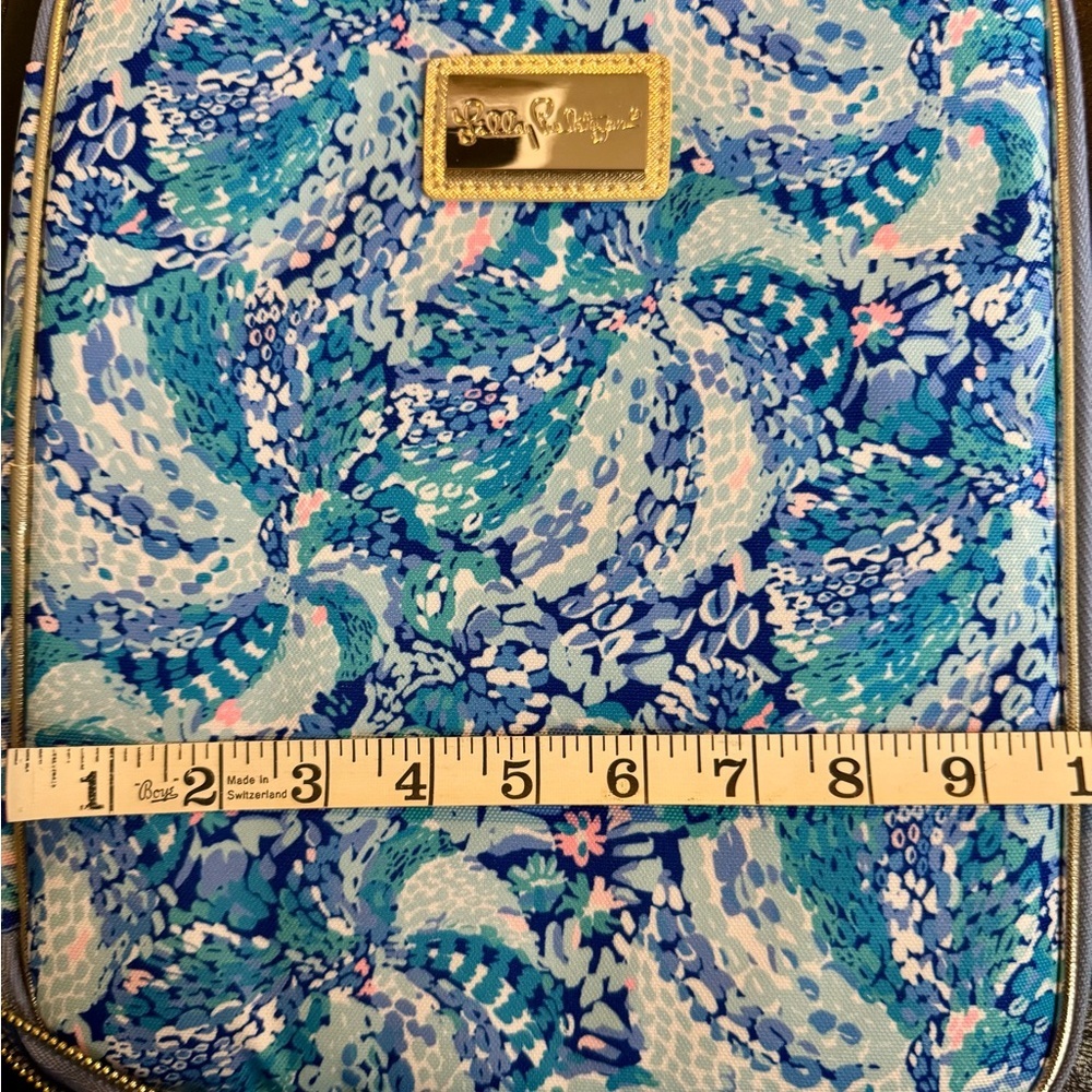 Lily Pulitzer Blue Patterned Women's laptop/iPad organizer